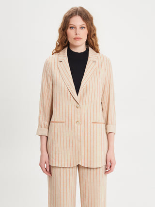 Blazer in Lino Gessato
