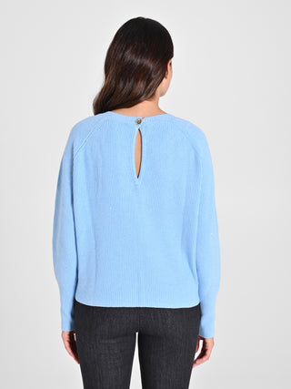 Maglione Azzurro Paillettes