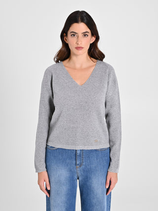Maglione Lana Cashmere Grigio