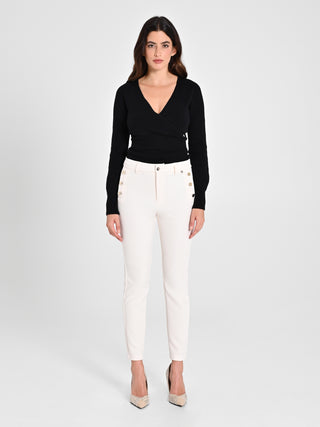 Pantaloni Skinny Bianchi