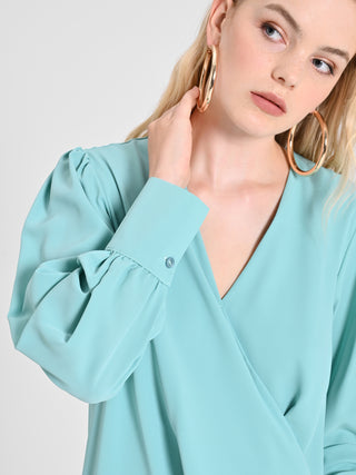 Blusa color Verde Menta