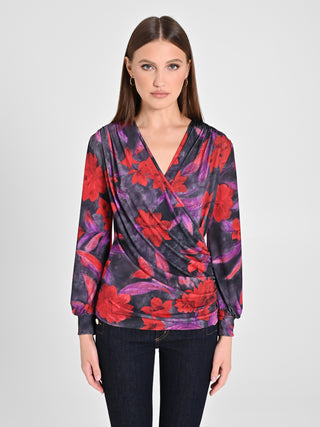 Blusa stampa Floreale