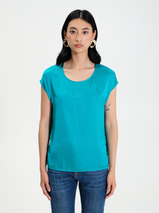 Blusa Girocollo 100% viscosa ECOVERO®