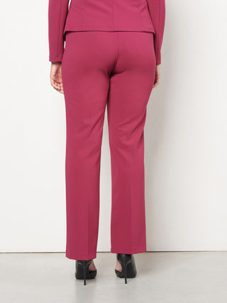 Pantaloni Curvy Bordeaux