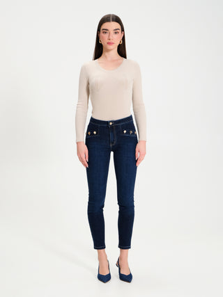 Jeans Skinny 6 Bottoni