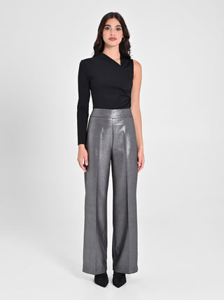 Pantaloni in Tessuto Spalmato