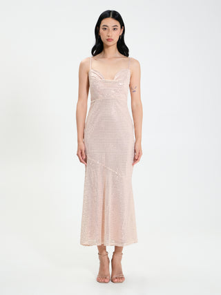 Abito Lungo Paillettes