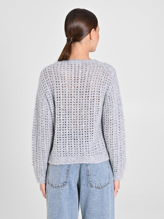 Maglioncino Grigio Paillettes