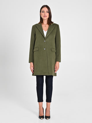 Cappotto Medio Verde Militare