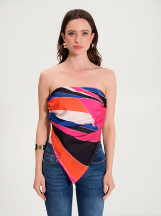 Top Foulard Multicolor