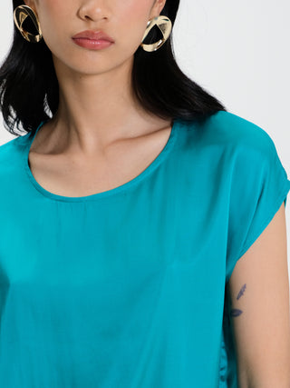 Blusa Girocollo 100% viscosa ECOVERO®