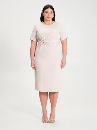 Abito Curvy in Cadi con Nodo