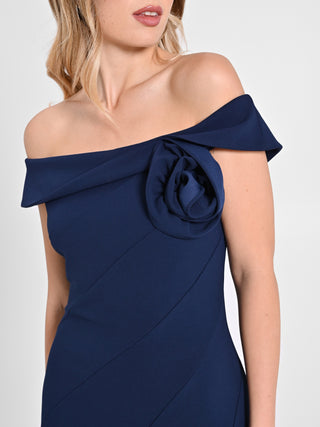 Abito Lungo Off-the-Shoulders