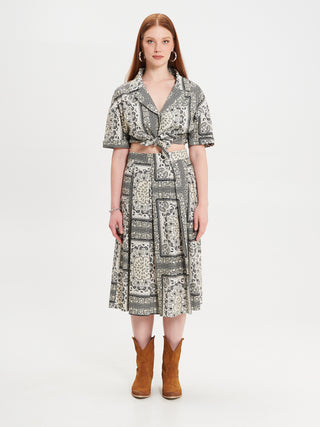 Gonna a Ruota stampa Bandana