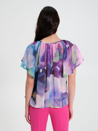 Blusa stampa Acquerello