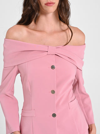 Giacca con Fiocco Rosa Antico