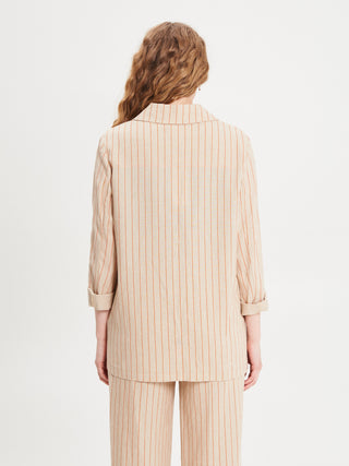 Blazer in Lino Gessato