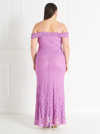 Abito Rinascimento Curvy atelier Pizzo All-Over