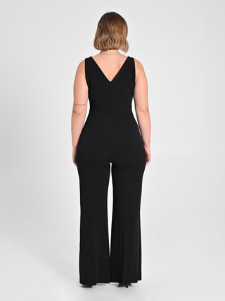 Tuta Curvy con corpino Paillettes