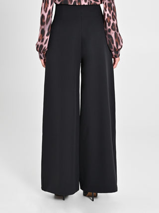 Pantaloni Wide Leg Neri