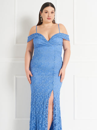 Abito Rinascimento Curvy atelier Pizzo All-Over