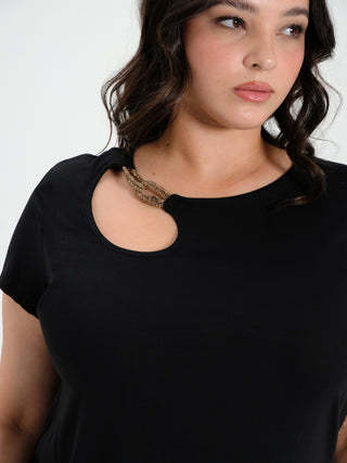 Blusa Curvy Cut Out Gioiello