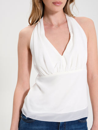 Top in Georgette Bianco