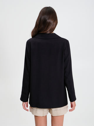 Giacca Over in misto Viscosa