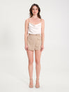 Shorts Lurex Oro