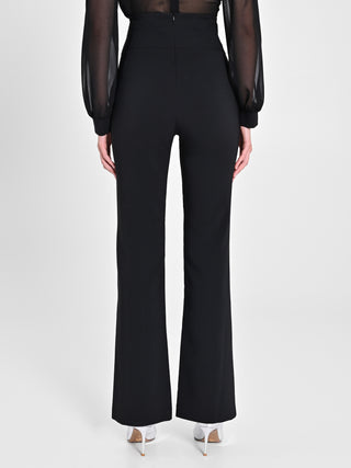Pantaloni Flared Neri