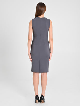 Tubino Grigio Fibbia Geometrica