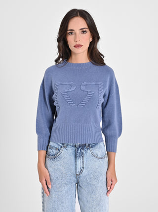 Maglione RR Azzurro Avio