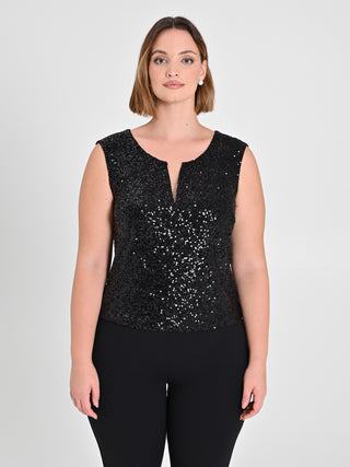 Top Curvy Paillettes
