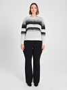 Maglione Curvy Black & White