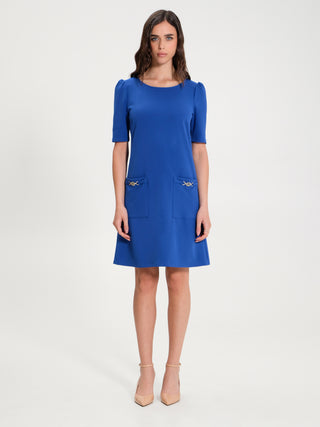 Abito a Trapezio con Tasche