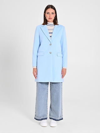 Cappotto Medio Azzurro