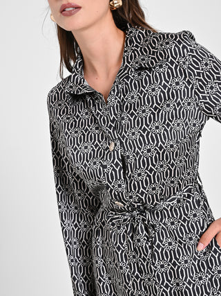 Chemisier Monogram Black & White