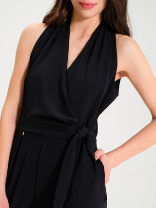 Tuta in crêpe  con Nodo