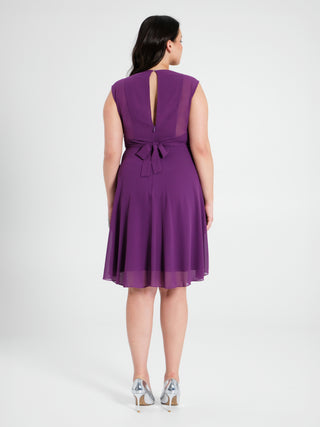 Abito Curvy Viola Melanzana