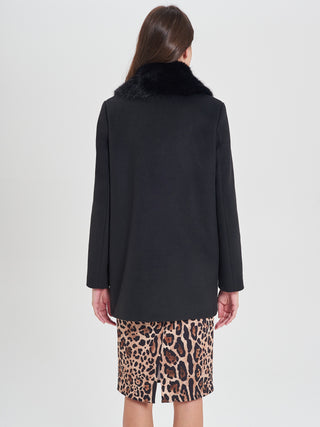 Cappotto Nero Doppiopetto