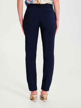 Pantaloni Skinny in Tessuto Tecnico