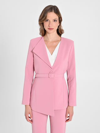 Giacca Asimmetrica Rosa Antico