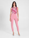 Pantaloni con Pattine Rosa Antico