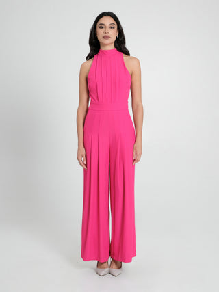 Tuta Pieghe Cucite Fuxia