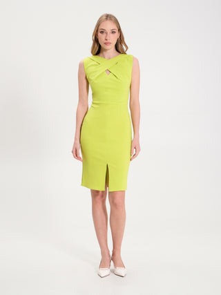 Tubino Incrociato Verde Lime