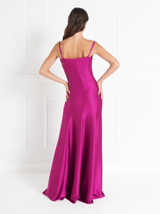 Abito lungo atelier Lampone