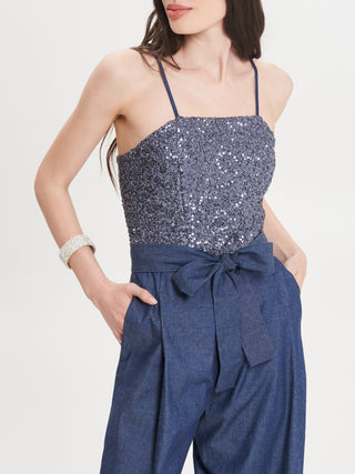 Tuta Chambray & Paillettes