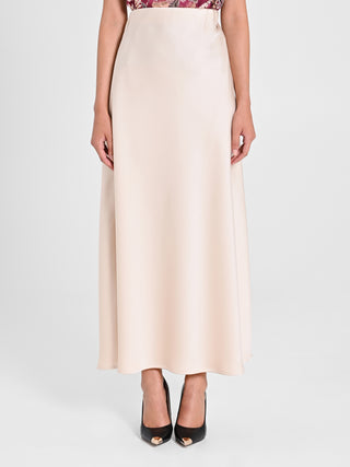 Gonna Midi in Envers Satin