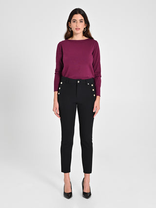 Pantaloni Skinny Neri