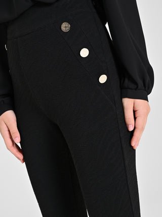 Pantaloni in Tessuto Operato